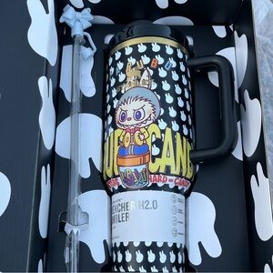 Popmart Black and Yellow Tumbler (?)